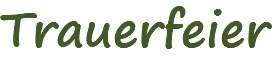 Trauerfeier